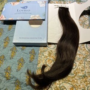 Lovrio Tape Hair Extensions 2# 14"